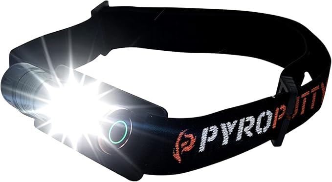 Phone Skope 3oz. Waterproof LED Headlamp with Red Light, Hands Free Torch for Hunting, Camping, or Backpacking, Rechargeable Battery, 2000 Lumen Output