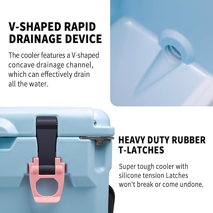 EchoSmile 12/18 Quart Rotomolded Cooler, Built to Stand up to The Rigors of The Journey