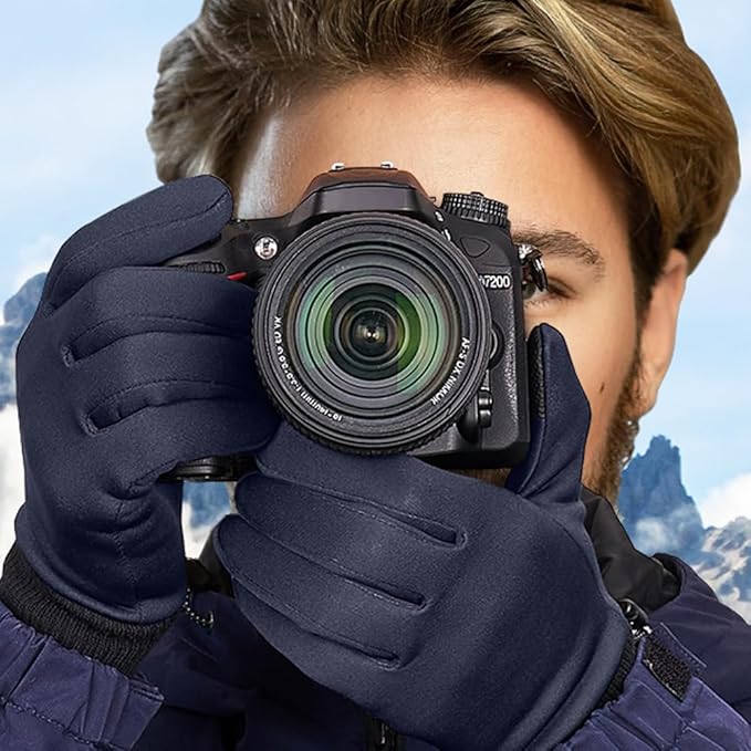 Winter Gloves for Women Running in Cold Weather - Touchscreen Gloves for Bike Hiking