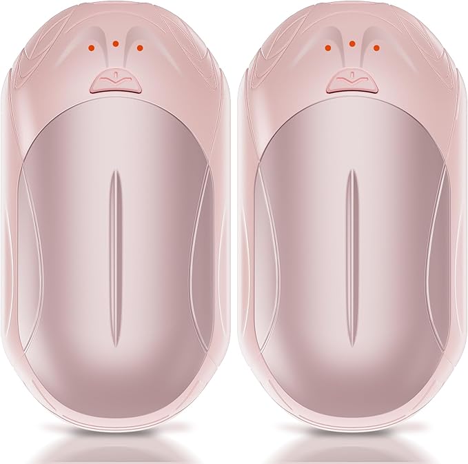 AI Hand Warmers Rechargeable 2 Pack, 6000mAh Electric Hand Warmers, AI Smart Chips 20Hrs Long Safe Heat, Portable Pocket Heater, Gifts for Christmas, Outdoor, Golf, Hunting, Camping Accessories