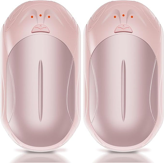 AI Hand Warmers Rechargeable 2 Pack, 6000mAh Electric Hand Warmers, AI Smart Chips 20Hrs Long Safe Heat, Portable Pocket Heater, Gifts for Christmas, Outdoor, Golf, Hunting, Camping Accessories