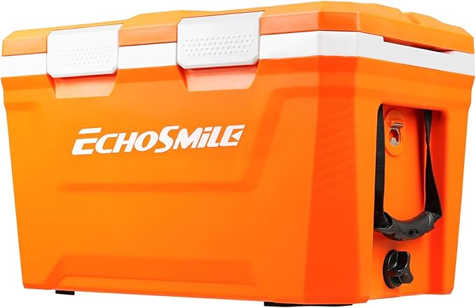 EchoSmile Ultra-Light Hard Cooler 35L/37qt, Outdoor Insulated Ice Chest Box