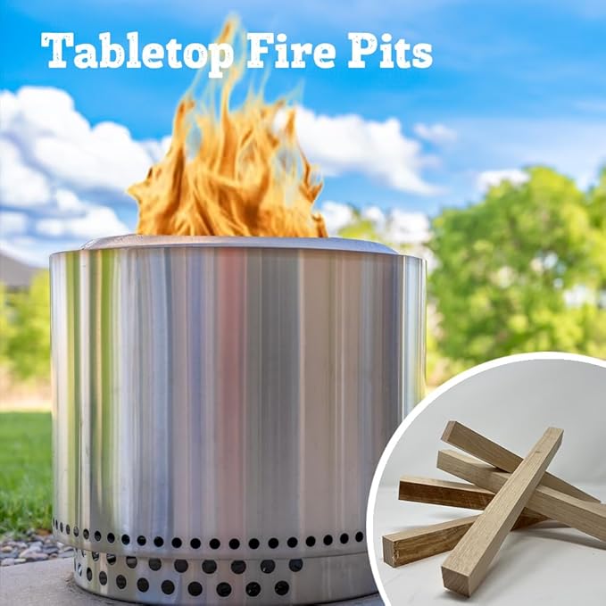 Premium Kiln Dried Wood Kindling for Pizza Ovens, Tabletop Fire Pits & Campfires
