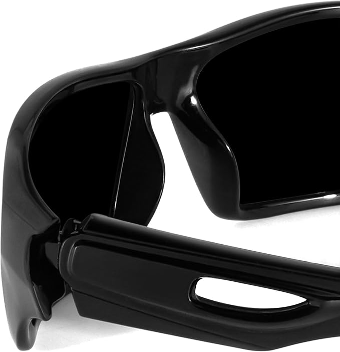 MAXJULI Polarized Wrap Around Sports Sunglasses for Big Heads Men Women UV400 Protection Sun Glasses 8232