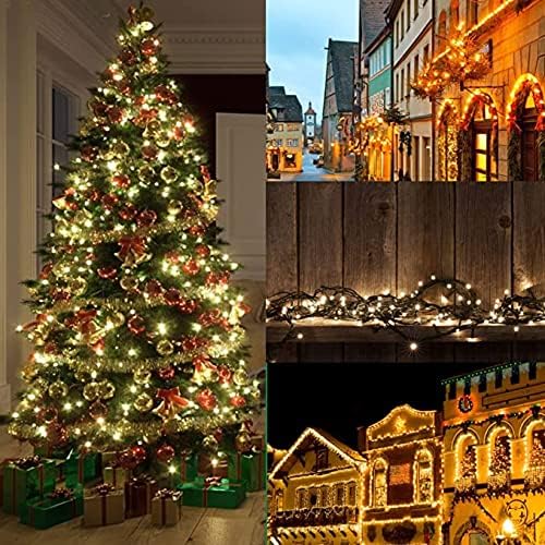 12V Outdoor String Lights(Warm White)- Low Voltage Outdoor String Lights -Works with Low Voltage Landscape Lighting Systems -for Holiday Decorations, Christmas Tree Lights Holiday Party Wedding