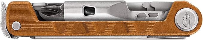 Gerber Gear Armbar Drive EDC Multitool 8-in-1 Pocket Knife with Pocket Screwdriver, 2.5" Blade, Orange