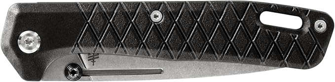 Gerber Gear Zilch Folding Pocket Knife, 3.1 Inch Plain Edge Blade, Black