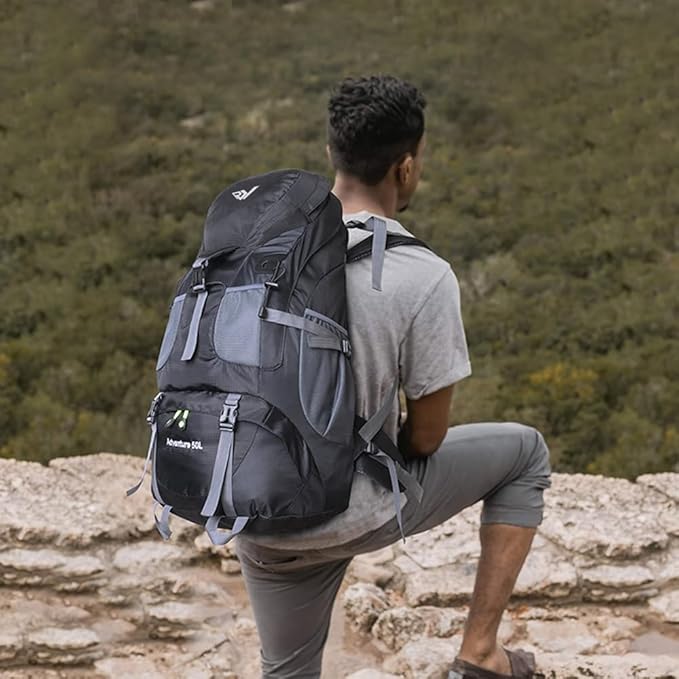 Hiking Backpack, 50l Camping Lightweight Bag for Outdoor