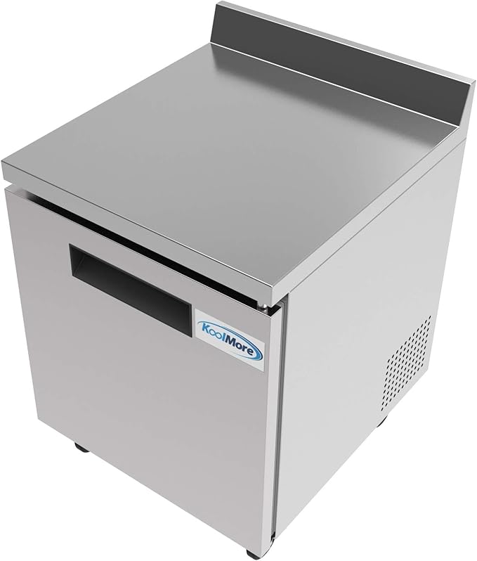 KoolMore RWT-1D-6C Commercial, Refrigerator Single Door, Stainless Steel