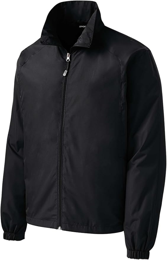 SPORT-TEK Men's Full Zip Wind Jacket
