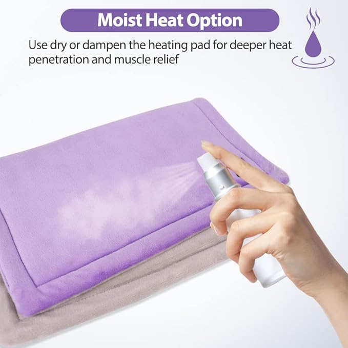 USB Plug-in Heating Pad, 5V Travel Heated Pads, FSA HSA Eligible 3 Heat Settings & Auto Shut Off, USB Powered Small Heating Pad for Pain Relief, 16"x 12", Non-Chargeable