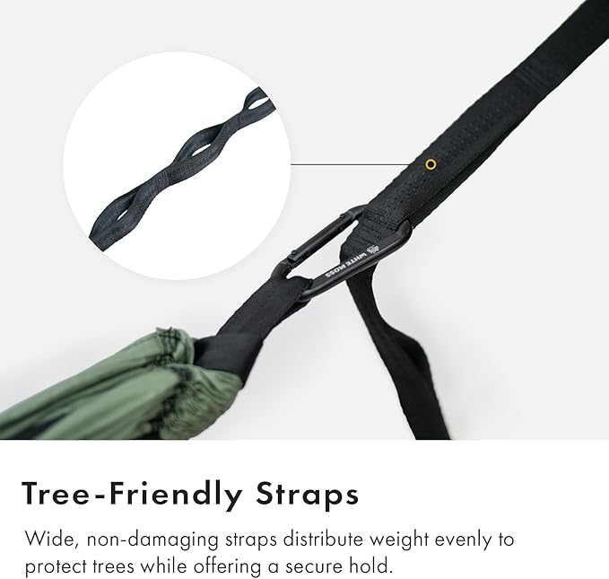 Suparpine II Hammock for Camping with Straps Included (Deep Blue, Double)