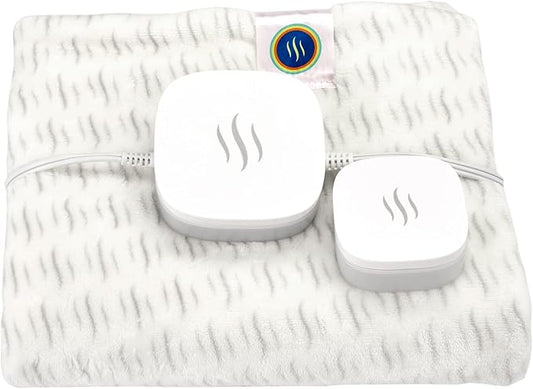 M PAIN MANAGEMENT TECHNOLOGIES Hidden Heat Pet Bed Warmer by Spotwarm; Wireless RF Remote with Microplush Flannel, Small and Large Pets - 24” by 20”