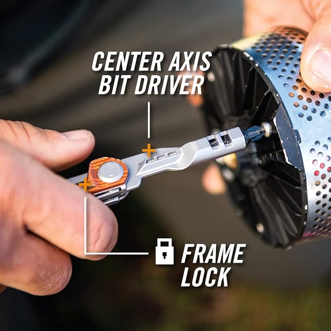 Gerber Gear Armbar Slim Drive Pocket Knife EDC Multitool with Screwdriver, Bottle Opener, Burnt Orange