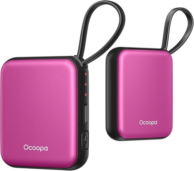 OCOOPA Hand Warmers Rechargeable - Stylish Electric Handwarmers, 2S Heating Heated Gloves for Women, Handheld Heater Portable, UL Certified, Christmas Essentials, Unique Gifts, UT5 Nano