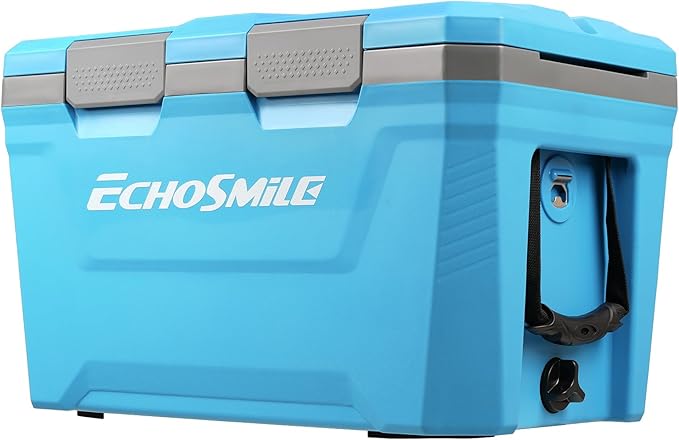 EchoSmile Ultra-Light Hard Cooler 35L/37qt, Outdoor Insulated Ice Chest Box