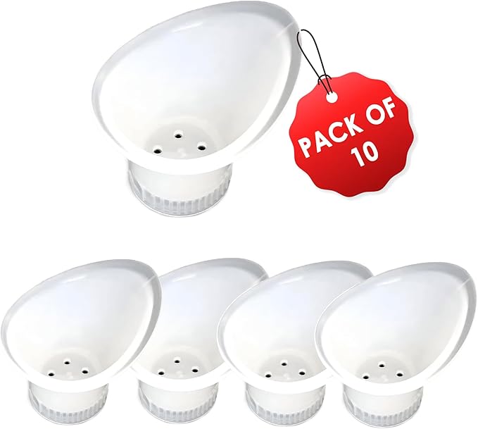 WASH+OUT Eye Wash Cup Kit – Portable Eyewash Cup and Eye Rinse Solution Accessory – Emergency Eye Wash Cup for Eye Care, First Aid Kit, Clear Eyes Flush, Eyewash Cups Disposable - 10 Pack