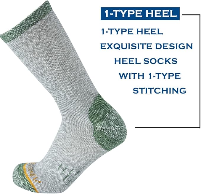 Merino Wool Men Crew Socks Warm Socks Athletic Socks for Men, Suitable for Hiking,Trekking,Camping …