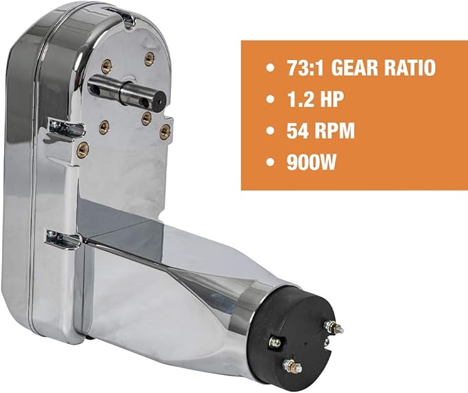 Buyers Products 5540122 900W/73:1 Electric Tarp Gear Motor, Compares to Roll-Rite Super Duty, Aftermarket Tarp Gear Moto for Tarp Systems