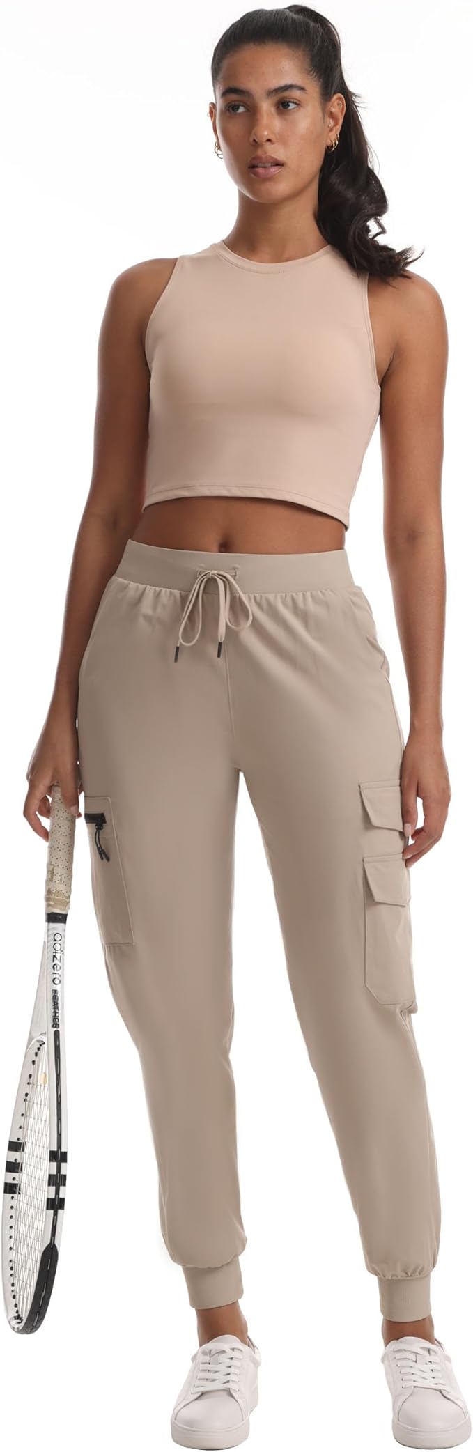 Quick Dry Women's Cargo Pants with Pockets Lightweight Hiking Joggers for Workout Athletic Casual Outdoor Camping