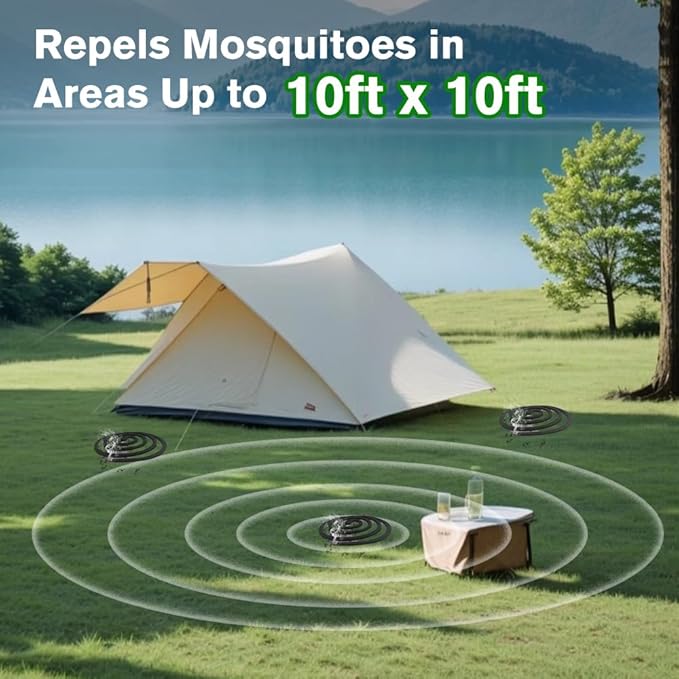 24 Mosquito Coils with 6 Metal Stands, 6-8 Hours/Burn Mosquito Repellent Outdoor Patio, Garden, Camping & Backyard Mosquitoes Repelling, Natural Mosquito Repellent Coils Safe for Kids & Pets