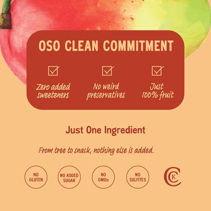 Oso Snacks Dried Mango Bundle | Big Bag + Snack Size (23oz + 1oz) | No Sugar Added | No Preservatives | 100% Fruit | No GMO | Simply Fruit. Simply Delicious.