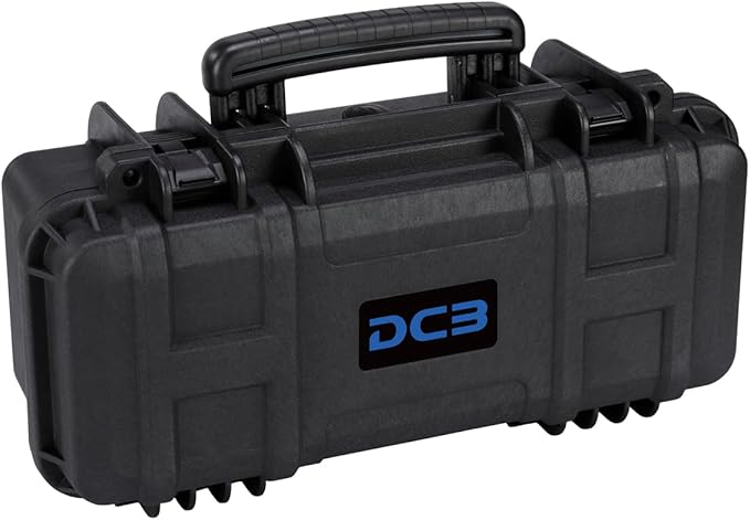 DCB Cases - Element 4802F | 19 x 9 x 8 Ext Dim | IP67 Waterproof | Pluck Foam Insert | Foldable Handle | Pressure Control Valve | Resin-Reinforced Injection Molded Plastic | 2 Latch Lid Close