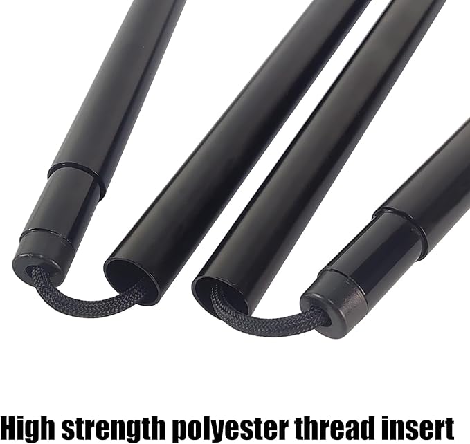 Aventik Fold-able Wading Staff Water Depth Safety Warning Sign Coated Stainless Steel Core T7075 Aluminum Body Corrosion Resistance