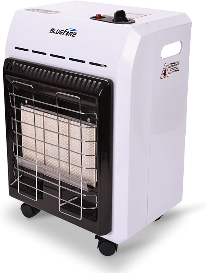 Propane Heater, 18000 BTU Portable Heater With ODS & Tip-over Protection,Outdoor Heaters for Patio, Garage, Camping,Workshops and Construction Sites, Portable Garage Radiator for 450 Sq.Ft