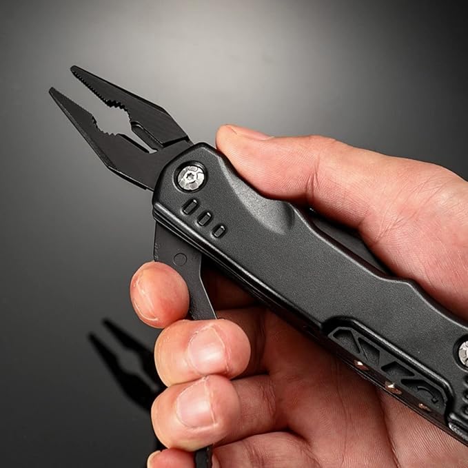 Adjustable Wrench Multitool Hammer, 16 in 1 Pocket Multi Tool Pliers, All-in-One Survival Camping Multi Tool Apply to Home DIY, Survival, Camping and Everyday Use