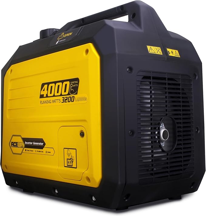 Aceup Energy 4000 Watt Portable Inverter Generator 149cc, Gas Powered Generator Quiet for Home, RV-Ready, EPA Compliant