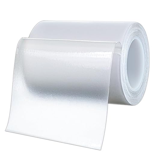 Waterproof Repair Tape for Awning, Tent, Tarp, RV Underbelly, Sail, Boat Cover, Duct Outdoor Repair Patch, Heavy Duty, UVproof, Multipurpose, Clear