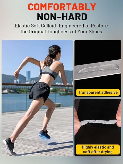 Professional Waterproof Shoe Repair Adhesive: Strongly Fixes Cracks and Debonding, No Whitening or Hardening, for Sports Shoes, Leather Shoes, and Boots