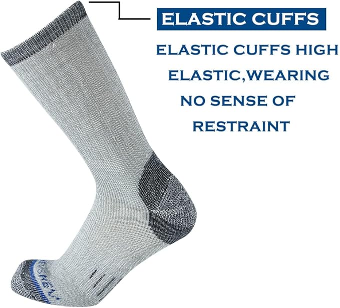 Merino Wool Men Crew Socks Warm Socks Athletic Socks for Men, Suitable for Hiking,Trekking,Camping …