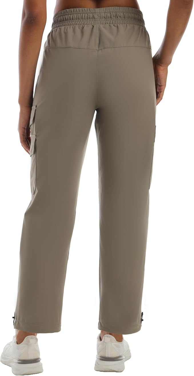 Quick Dry Women's Cargo Pants with Pockets Lightweight Hiking Joggers for Workout Athletic Casual Outdoor Camping