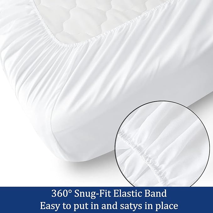 Cot Sheets 33" x 75" - 4 PCs Cot Sheet Set - 600TC 100% Cotton Sheet Set - Cot Size Fitted Sheets Perfect for Narrow Twin/Camp Bunk/Rvs Bunk/Guest Beds/Trifold Mattress, 4-8" Deep Pocket - White