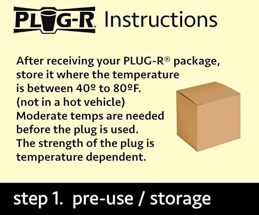 Plug-R 3/4" Asphalt Plugs, 25 Pack - Quick Fix Driveway & Pavement Repair, Easy Application, Weather Resistant Blacktop Patch for Potholes