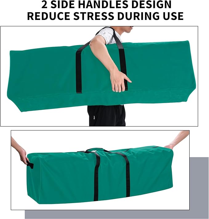 Urbanstand 52 Inch Large Duffle Bag for Travel Camping Sport Equipment Storage Bag with 2-way Lockable Zippers (Green)