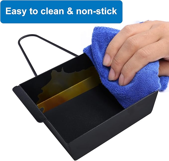 Grill Drip Pan for Nexgrill 720-0830H for Nexgrill Grease Tray Replacement Grease Pan/Box for Nexgrill 720-0888N 720-0925P 720-0896 720-08882A for Cuisinart CGG-7400 with 15pack Aluminum Foil Liner