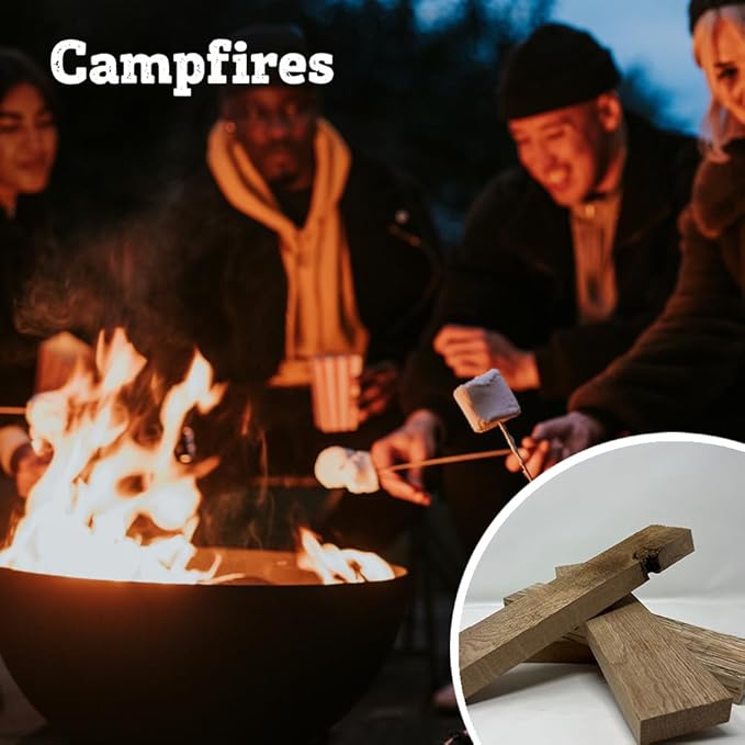 Premium Kiln Dried Wood Kindling for Pizza Ovens, Tabletop Fire Pits & Campfires