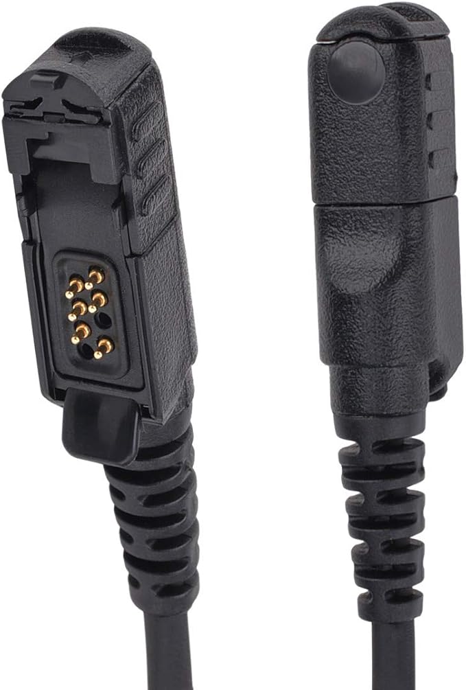 Earpiece for M0torola XPR3300e XPR3500e XPR3300 XPR3500 Radio Walkie Talkie with MIC and PTT Single Wire Acoustic Tube Headset, Long Life Design