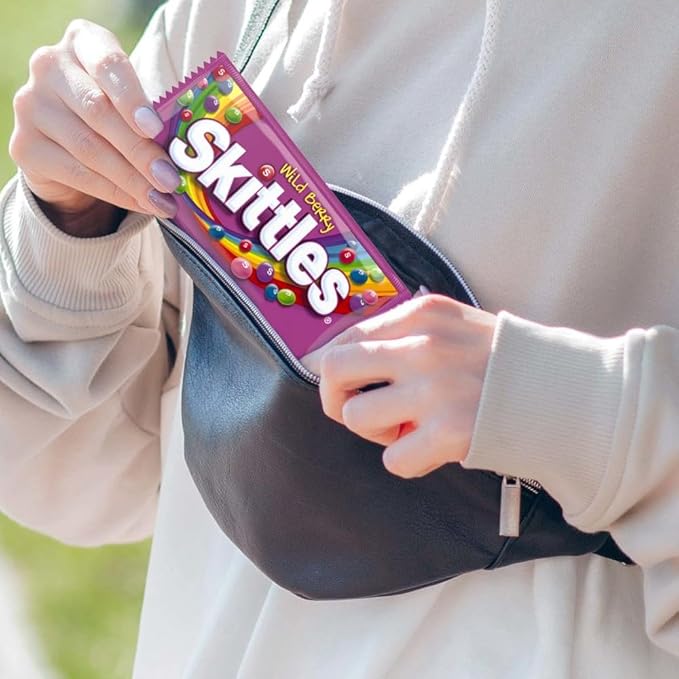 SKITTLES & STARBURST Assorted Candy Variety Pack, Halloween Party Candy Pack, 37.05 oz (18 Count) Bulk Box