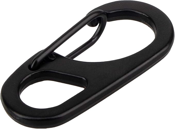 SWATOM Small Mini Carabiner Clip Tiny Spring Snap Hook Keychains Micro Carabiners for Paracord EDC Alloy Key Rings Outdoor Hiking Fishing Camping Backpack Accessories