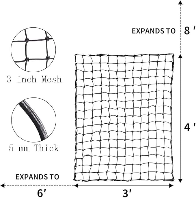XCAR 64"x 39"x 4" Universal Roof Rack Basket Black with 3' x 4' Cargo Net and Rooftop Cargo Carrier Bag 15 Cubic ft - Car Top Luggage Storage Holder Baskets for SUV Truck Vehicle