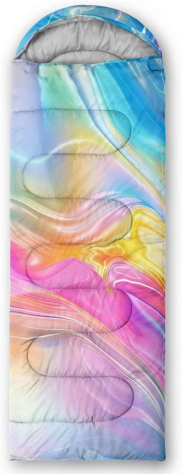 Print sleeping bag,sleeping bags,Outdoor Camping Sleeping Bag,Suitable For Children Boys And Girls Portable,Waterproof,Compact And Lightweight,Great For Outdoor Camping,Backpacking And Hiking