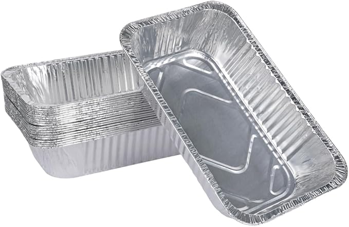 Drip Pans for Char Broil the Big Easy Oil-less Turkey Fryer 2425514W12, Disposable Heavy Duty Aluminum Foil Grease Tray Liner for Charbroil Grill, 20 Pack