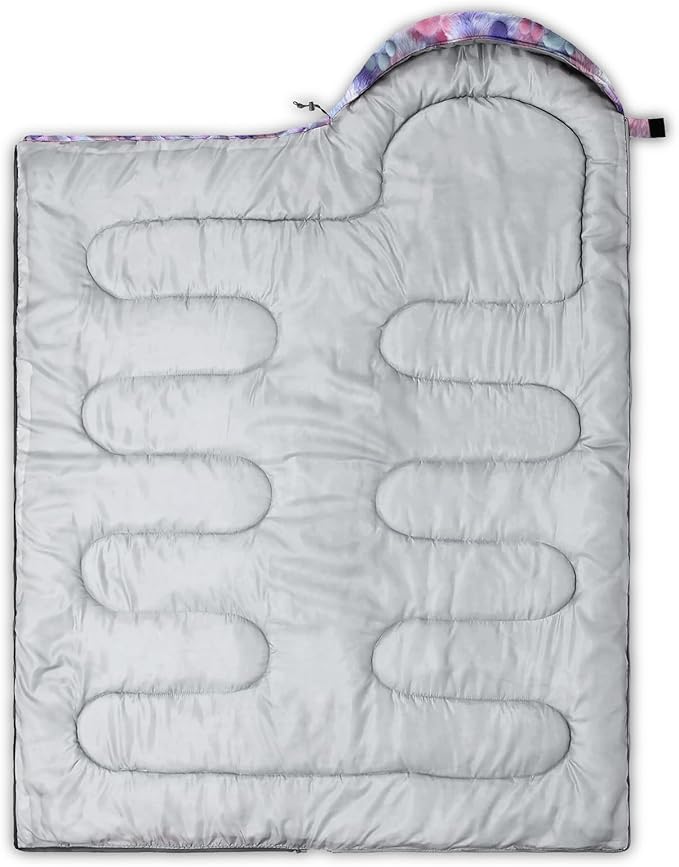 AILONEN Outer Space Astronaut Camping Sleeping Bags,Lightweight & Waterproof,3 Season Warm & Cool Weather,Cartoon Sleeping Bags for Kids,Boys Girls Travelling,Outdoors