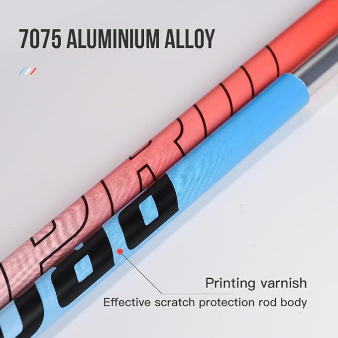 AONIJIE Trekking Poles - 2 Pcs Collapsible Aluminum Alloy 7075 Hiking Poles with Anti-Shock and Quick Lock System, Ultralight for Hiking, Camping, Mountaining, Trekking