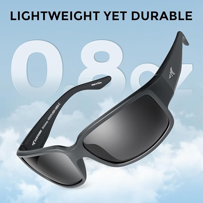 KastKing Skidaway Polarized Sport Sunglasses for Men and Women,Ideal for Driving Fishing Cycling and Running,UV Protection