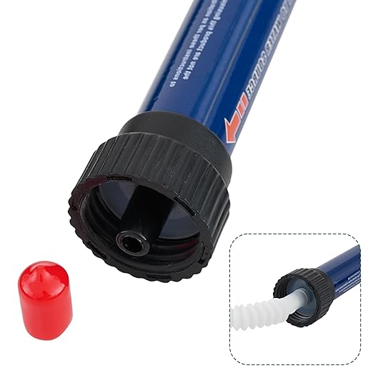 Navy Blue 1 Pack Water Filter Straw Outdoor Portable Personal Water Filter Straw Water Purifier Survival Gear and Equipment for Hiking Camping Travel and Emergency